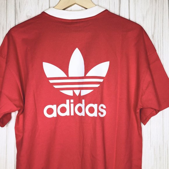 ADIDAS Trefoil Logo Shirt Dress - Picture 7 of 8